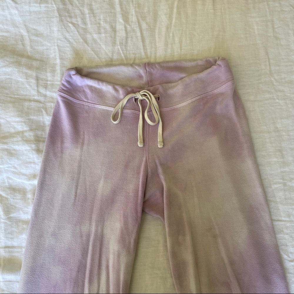 Sundry Purple Tie Dye Sweatpants